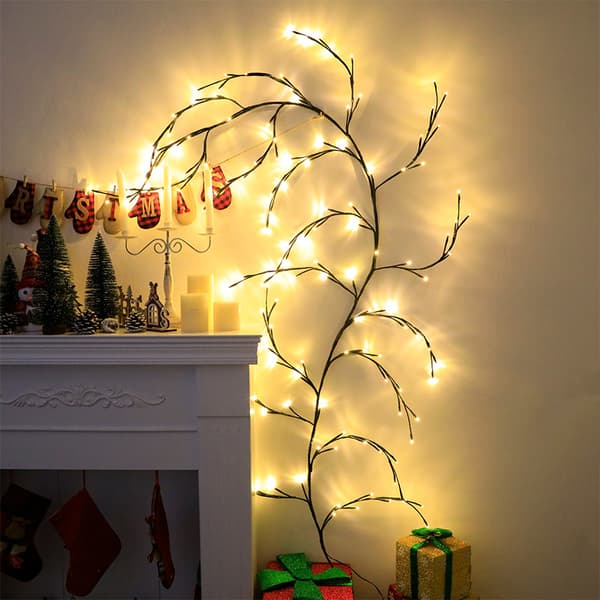Lighted Willow Vine Home Décor Kunstig Vine Garden Wall Art De