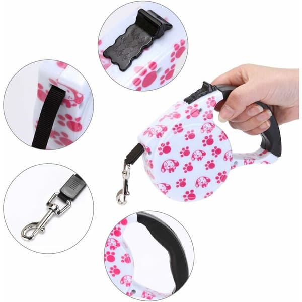 Retractable-koiranhihna, pidennettävä, jopa 15 kg