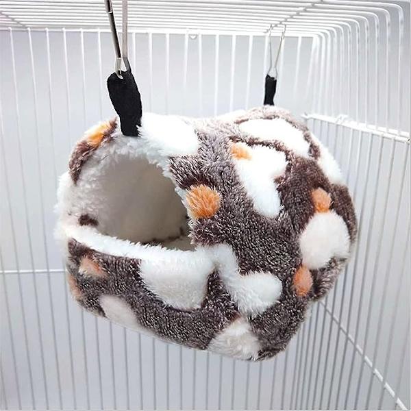 Fluffy varm fugleredehus vinterpapegøye hengekøye burteppe