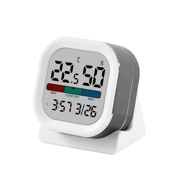 Elektronisk termometer och hygrometer inomhustermometer kylskåpstermometer kylskåpshygrometer inomhus ABS