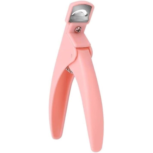 Akrylgel Falska Nagelklippare Trippelklippare Manikyrverktyg för Nagelsalong Rosa