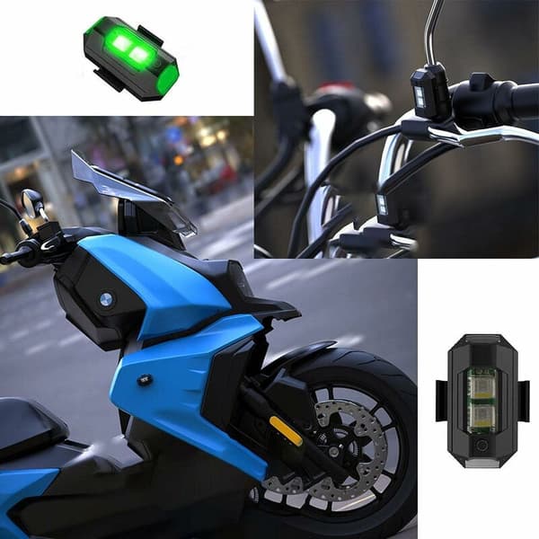 Motorcykel Strobe Varningsljus - Flygplans Strobe Ljus Auto Exte
