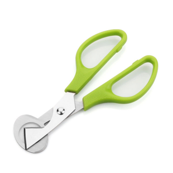 768200 Quail Egg Scissors, Stainless Steel, Green, 14 x 6 x 1 cm