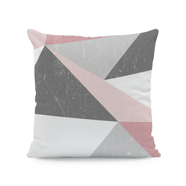 Set med 4 kuddfodral - 45 x 45 cm Rosa och guld Dekorativa kuddfodral