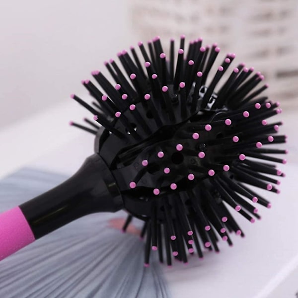 Curling Comb, 3d Spherical Comb Hair Brush Spherical Comb Bomb Cu