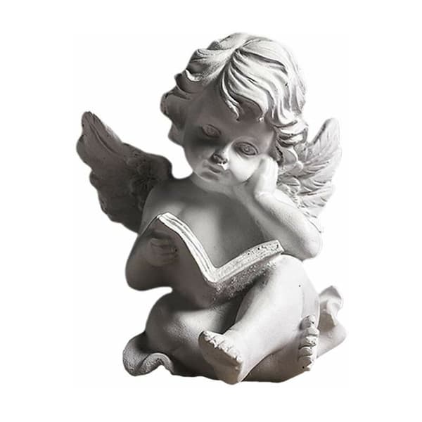 Resin Engel Figur Figur Engel Statue Skrivebordsdekoration Ornament til Af