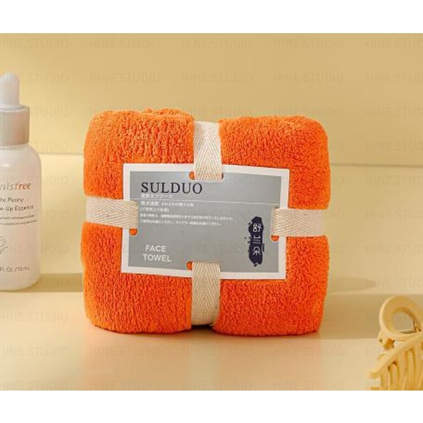 Bløde og superabsorberende håndklæder, gule og orange