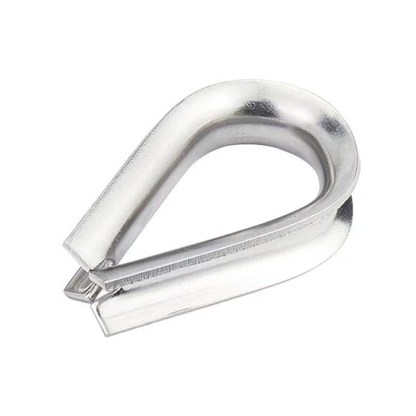 50 stk. Wire Rope Thimble Wire Rope Clips Rustfritt Stål Wire