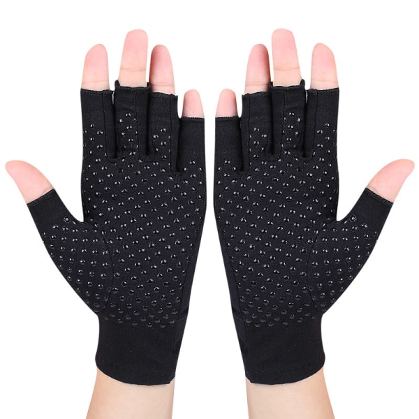 Sports Recovery Compression Gloves Unisex Non-Slip Half Finger Gl