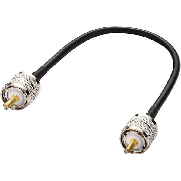 UHF Han PL-259 til UHF Han PL-259 RG58 Koaksialkabel til Antenneanalysator, Dummy Load