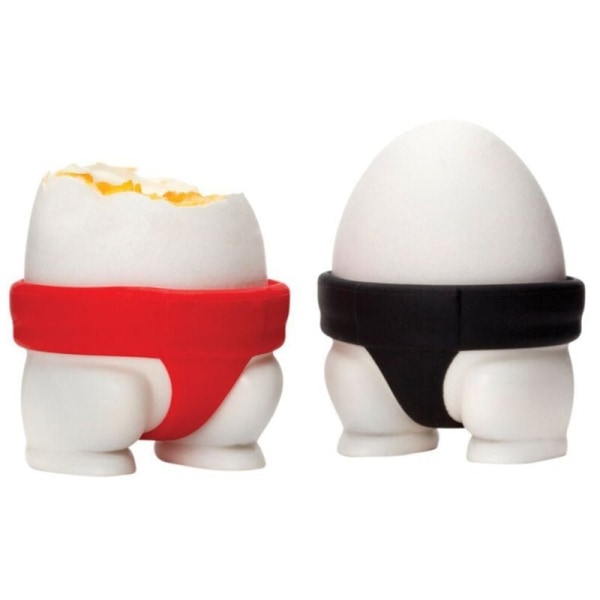 Sumo äggkopp, barns äggkopp set med 2, roliga påskäggskoppar,