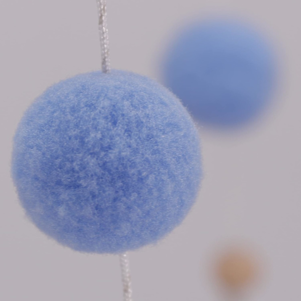 Mobiler til barneseng Rotasjonsmutter Mobiler til barneseng i taket for babyjenter Cloud Bell