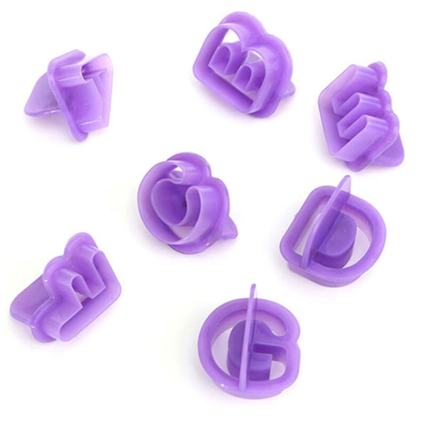 Alphabet Letter Cutter Box - 40 kappaleen set - Mold sokeritahnalle, n