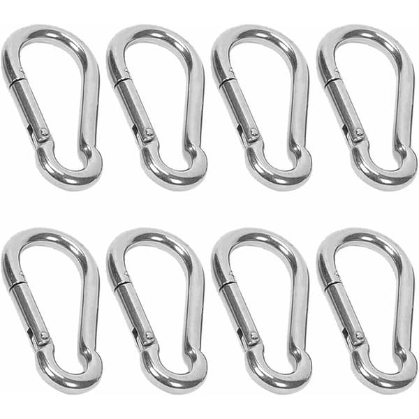 Karbinhake 6 mm 8 st Sportkarbinhake Typ Karbinhake
