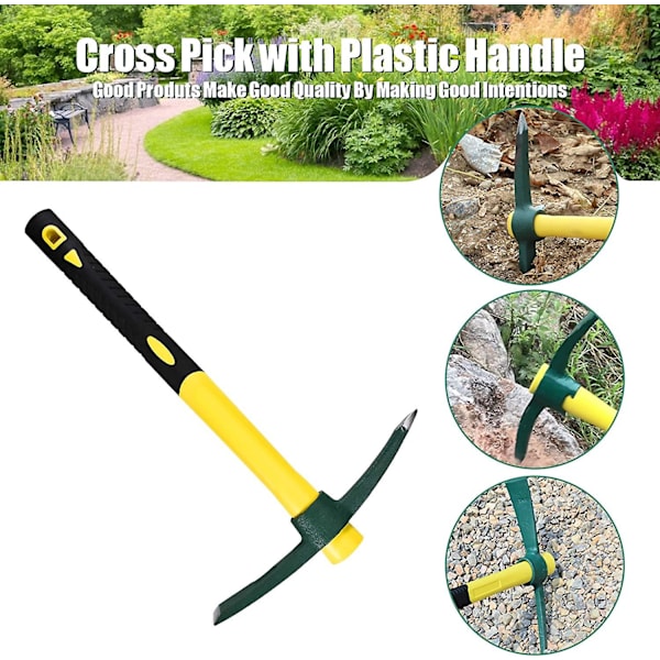 Mockock Plast Håndtak Hakke Hakke Hacke For Hage Blomsterbed