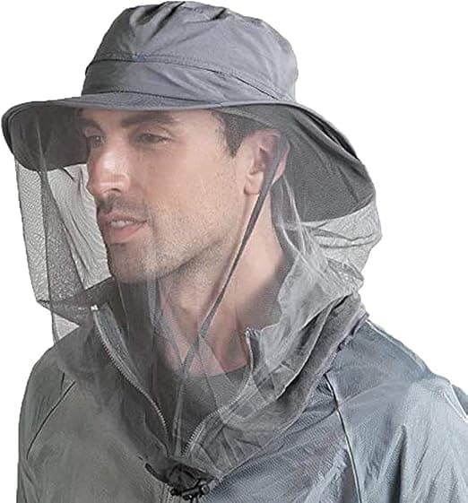 Birøkter-slør/Bee Beekeeping Myggnett Hatter med Netting/Hiki