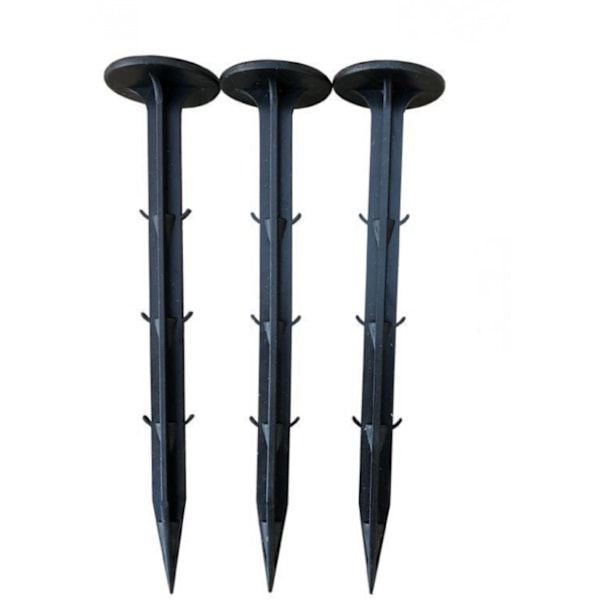 Plastteltplugger 50 stk. Holdbare hagecampingmarkiser 16 cm