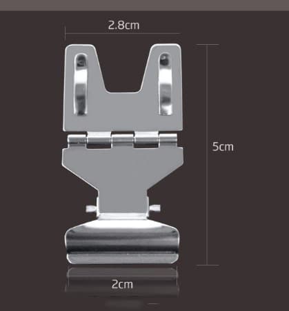 Prislappholder, Prislappholderklips, 5 stk Prislappklips, for Brød, Supermarked, Hyllelapper, Priskort Holder, 5*2.8cm