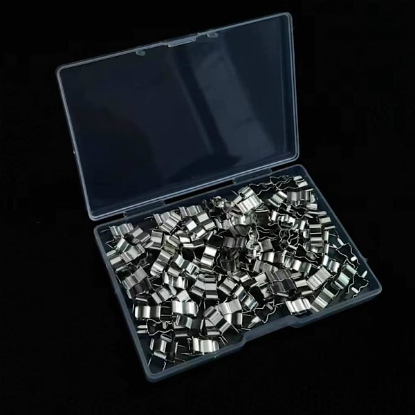 Gebildet 100 stk. 5*20mm Sikringsklemme Messing Fortinnet Sikringsholder Klemme 5x20mm Glas Keramisk Rør Hurtig Sikring