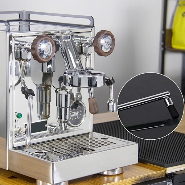Rengjøringsbørste for Kaffemaskin med Anti-skåldings Nylon og Anti-skåldings Trehåndtak