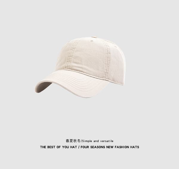 Baseball Caps   Polo Style Plain Blank Adjustable Size 071 Soft Top - Valkoinen