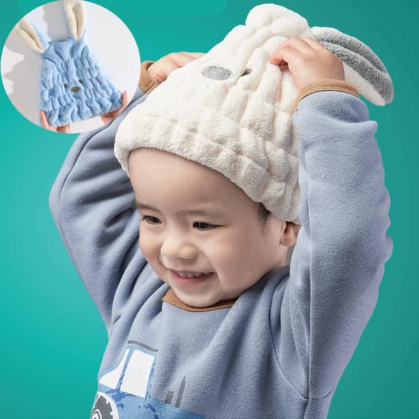 Mikrofiber Hår Tørring Hætte, Hår Tørring Håndklæde 2 Pakker, Super Absorberende