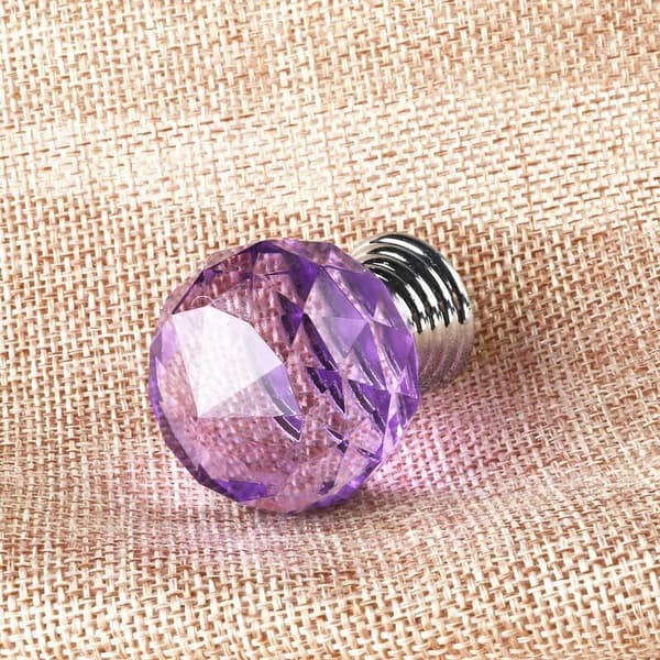 10 kpl ametisti violetit lasipallo lasinupit koristeeksi mökin