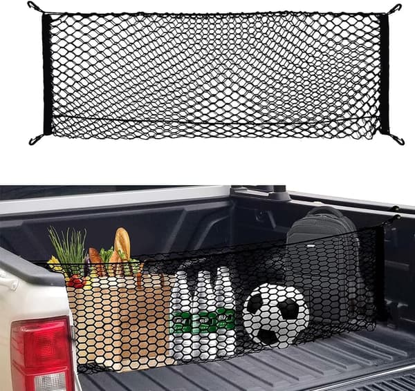 Bilbagagerumsnet 90x40cm Passer til de fleste bilbagagerum Super Elastisk Fastgørelsesnet Opbevaringsnet