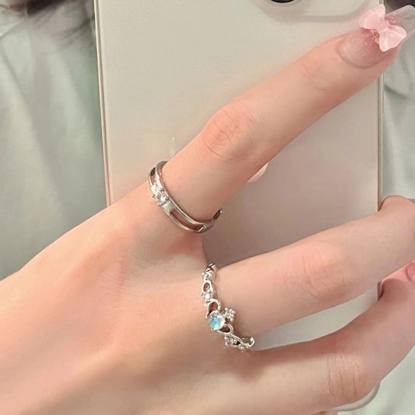 Flash Crown Open Ring