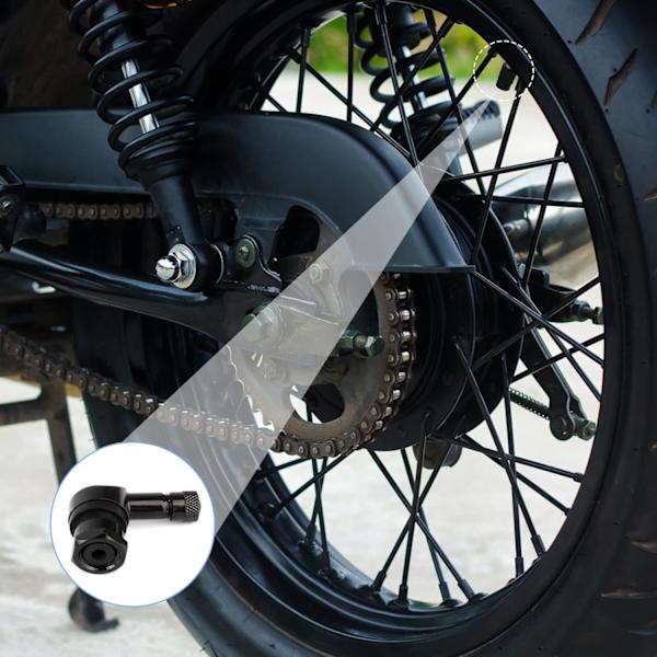 4 stk. Motorcykel Vinkelventil Aluminium Vinkelventil 90 Grader Dækventil Adapter Ventilforlænger Adapter Slangeløs Bil Dækventil Til Vedligeholdelse Og Af