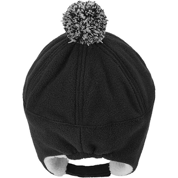 Pojkars vintermössa med öronlappar Baseballkeps Visor Fleece C