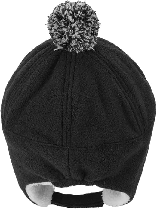 Vinterhat til småbørn med øreklapper Baseball Hat Visor Fleece C