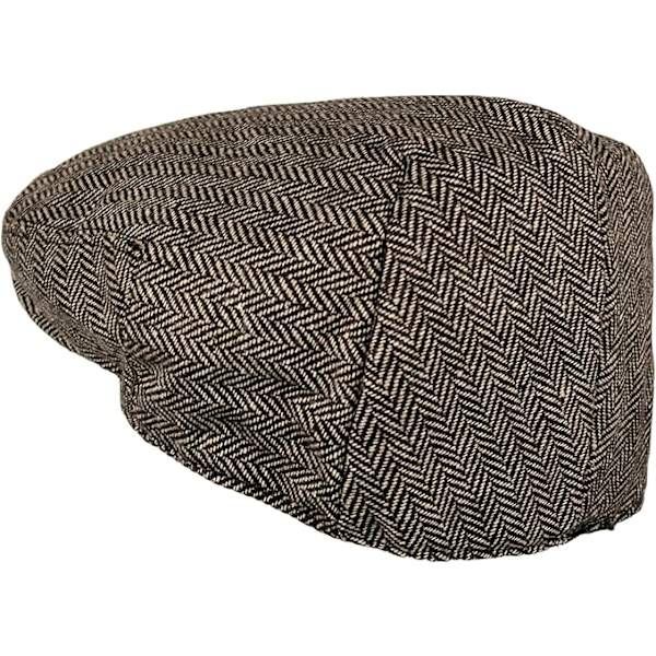 Mænds Klassisk Hørbenstweed Uldblends Newsboy Ivy Hat