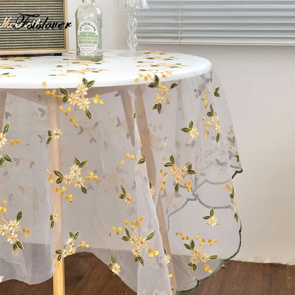 1 st bordsduk mjuk nät bordsduk bordsduk Nappe De Table DIY spets