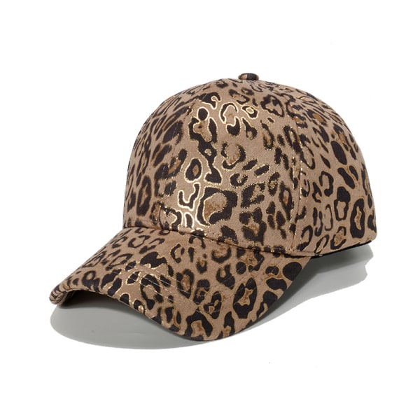 Mænd/Kvinder bronzing leopard print Baseball Cap Sports Peak Cap Ha