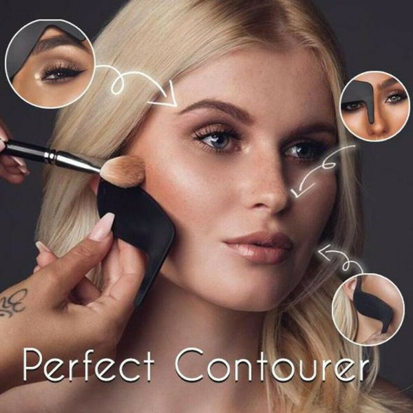 Perfect Contour Curve Stencil Makeup Tools Eyebrow Shaper Eyeline