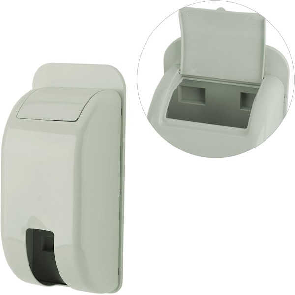 Dispenser til plastikposer, vægmonteret klæbende dispenser til plastikposer