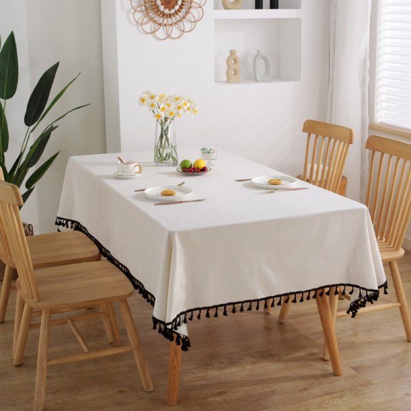 Enkel modern rektangulär bordsduk, bordsduk 140 x 220 cm, T