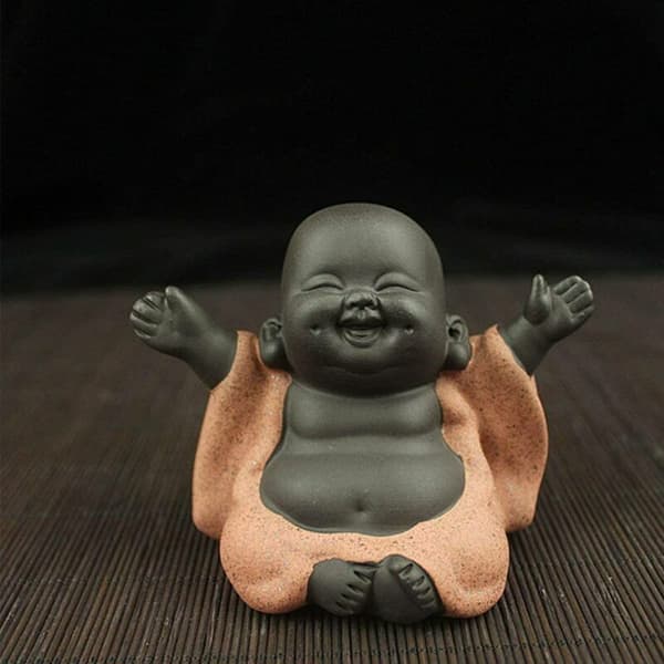Skrattande Buddha-staty - Buddha-staty - Heminredning - Liten