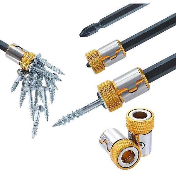 2 stk. Multifunksjonell universell magnetiseringsring drill chuck, avtakbar
