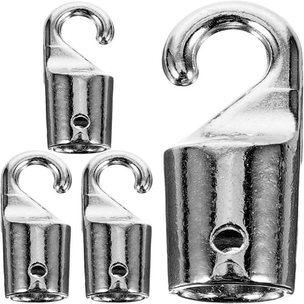 4 stk. Mini Blind Wand Hooks Tips, Vindusblind Hooks, Vindusblind Tilt Wan