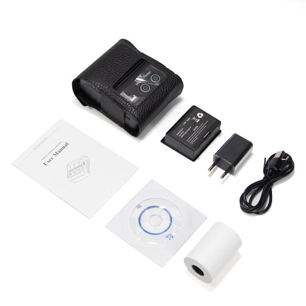 Kannettava lämpökuittiprintteri langaton Bt Mini kuitti kuitti Pos-mobiiliprintteri, Esc/pos yhteensopiva Android Ios Windowsin kanssa