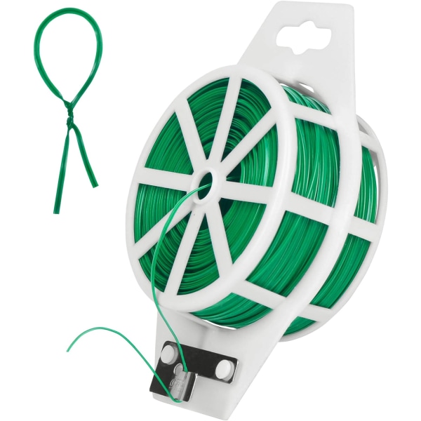 Hagesnoringswire, 100 M, Vridbar Wire for Klatreplanter, Vinstokker, Busker
