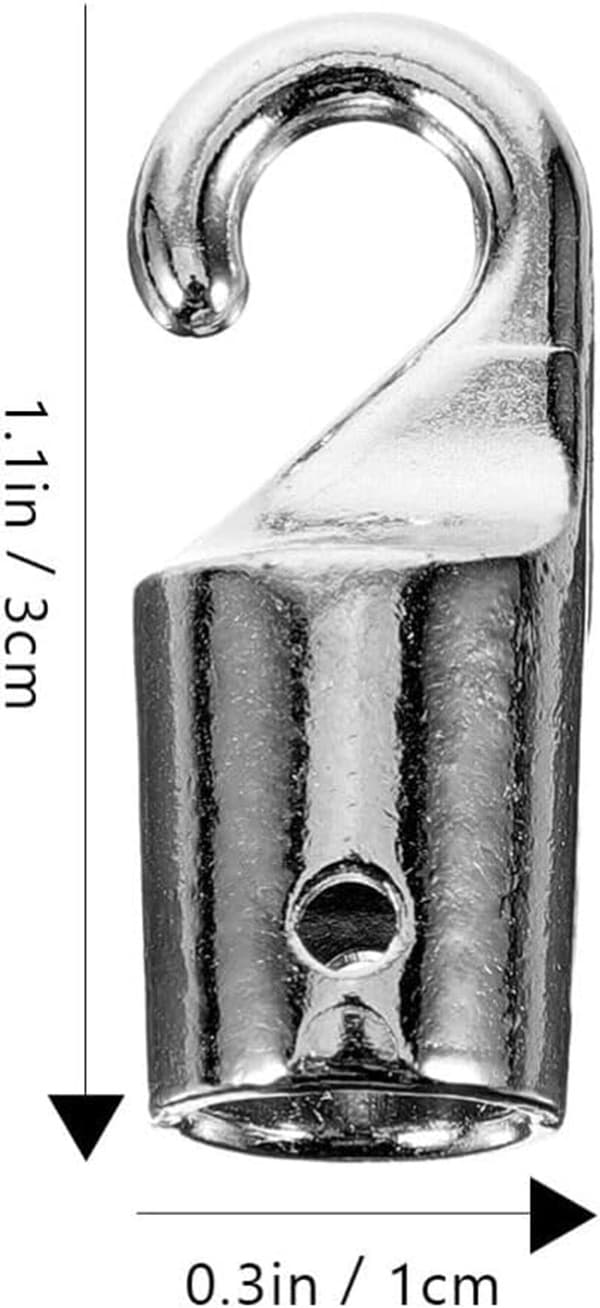 4 stk. Mini Blind Wand Hooks Tips, Vindusblind Hooks, Vindusblind Tilt Wan