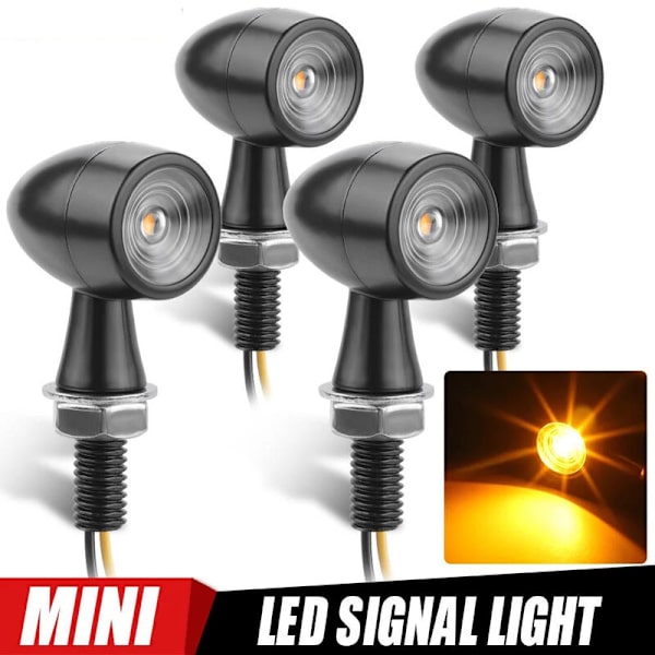 Motorcykel LED Blinklys, 12V 2 stk. Motorcykel Blinklys
