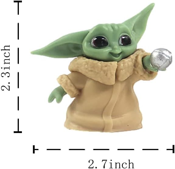 5 stk. kakepynt for Star Wars, Galaxy Wars temafestutstyr