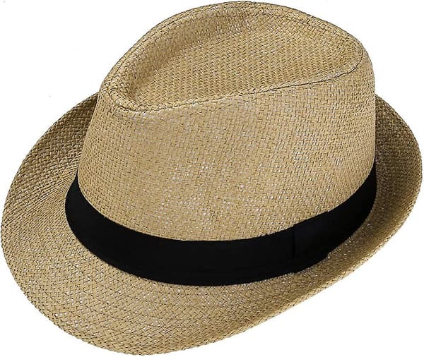Unisex hatt Halmhattar Sommar Panama Strand Solhatt