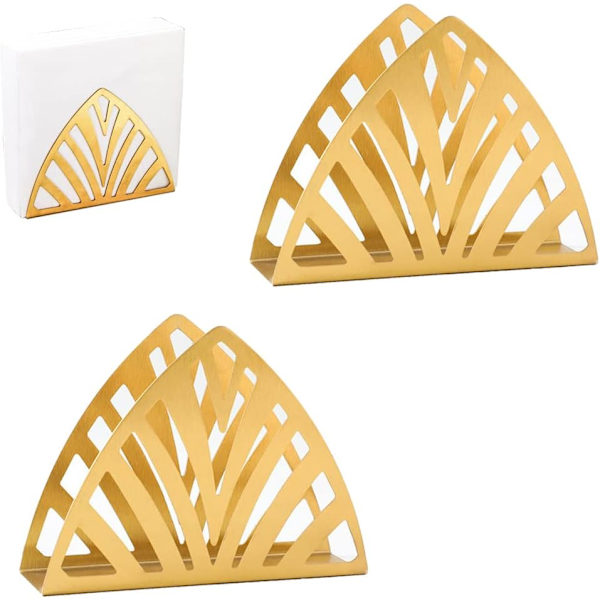 2 stk. Servietholder Hule Tissue Dispenser Papir Servietholder