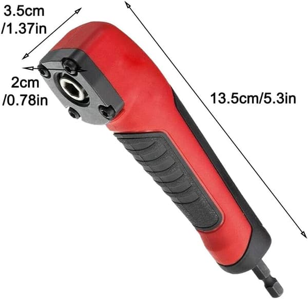 90° vinkelboradapter - Vinkelformet skrutrekkeradapter