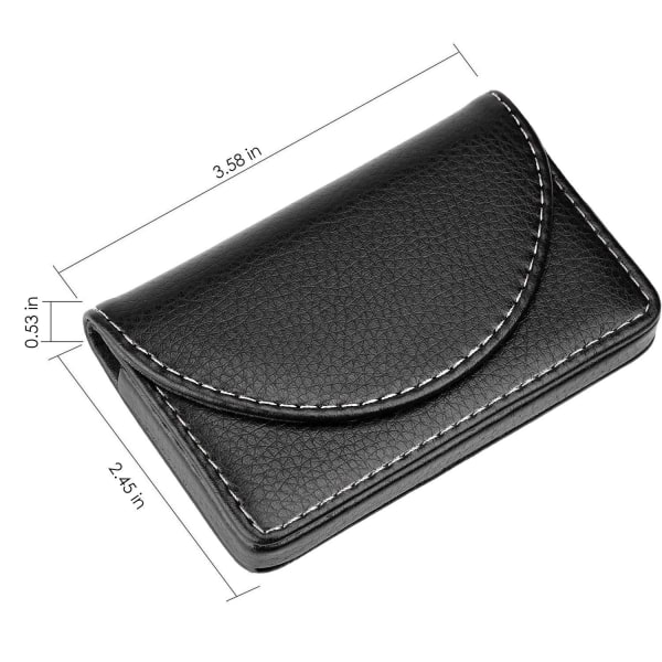 Leather Business Card Holder Walle for Men or Women Pocket Busine